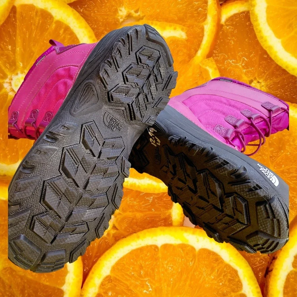 The North Face Waterproof Winter Snow Boots Pink Youth Girls‎ Size 6
